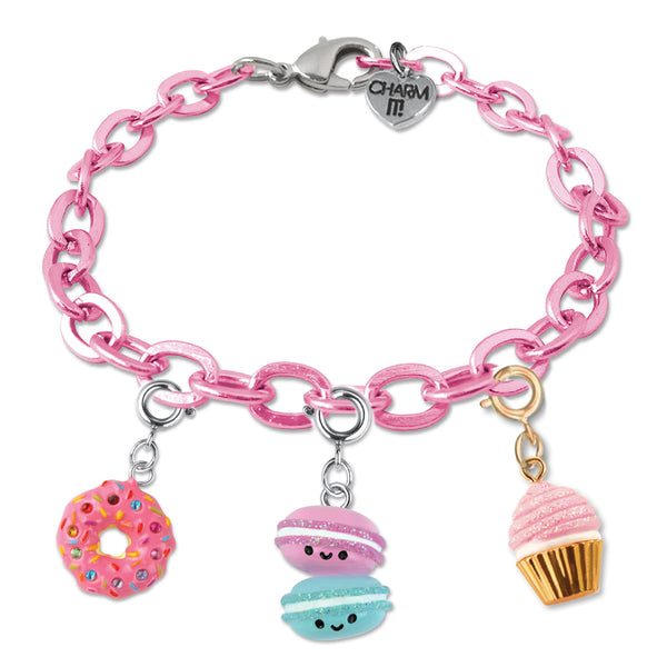 Charm It! Pink Chain Bracelet