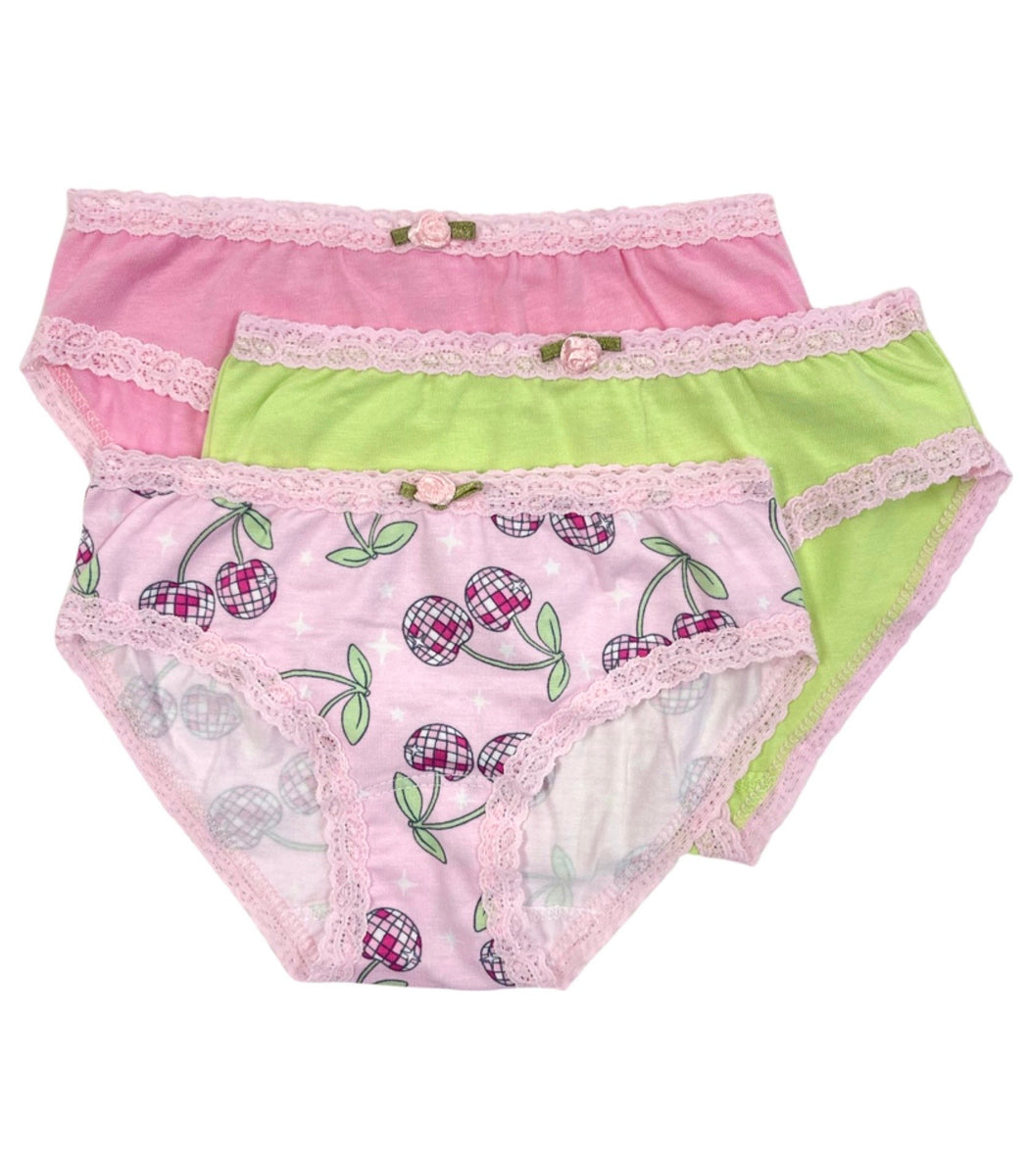 Esme - Sweet Delight 3 Panty Pack (3 Pack) 7-16 Girls Underwear