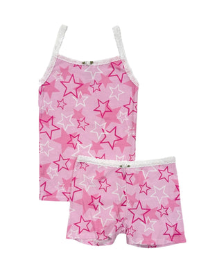 Pink Star Camisole & Shorts