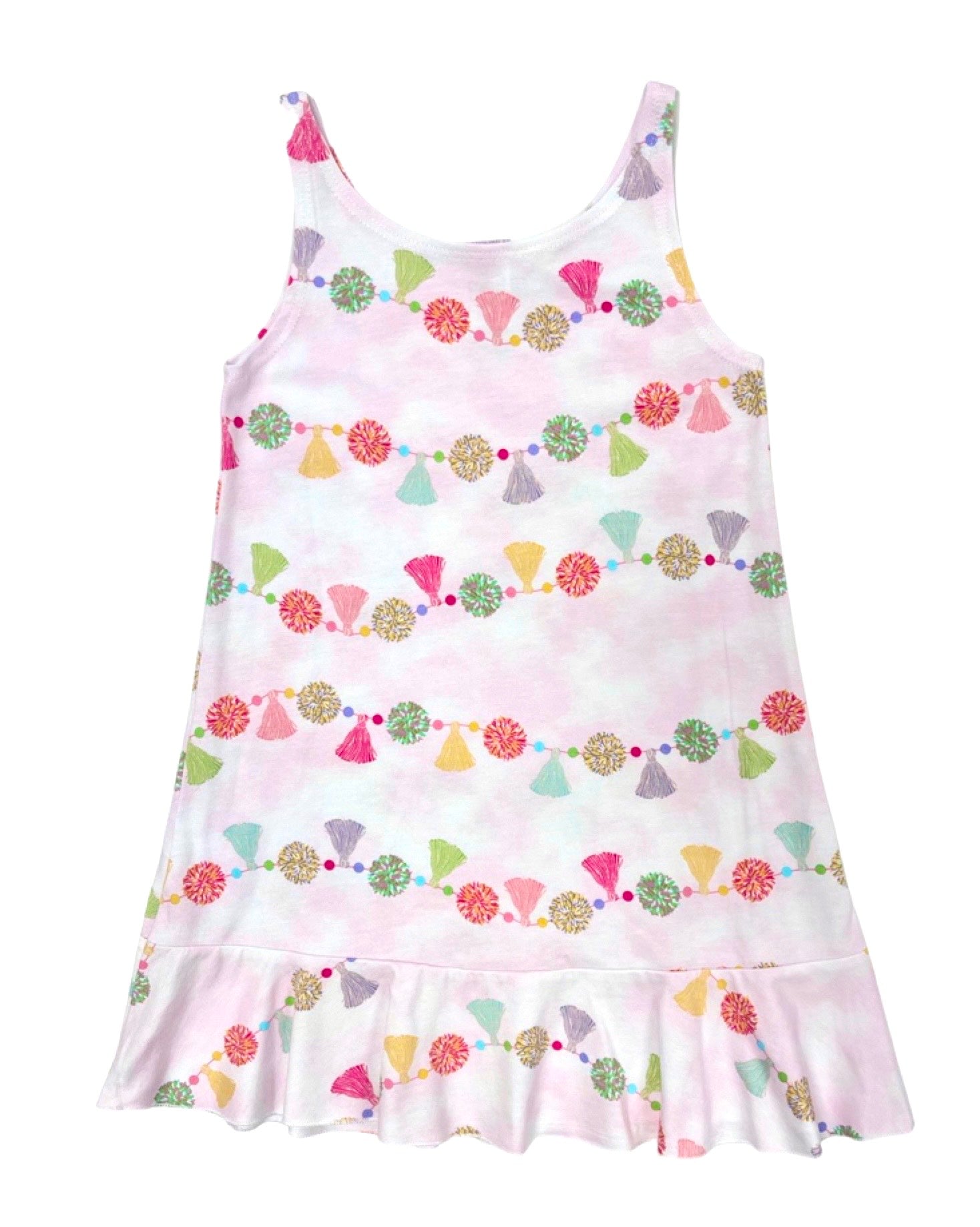 POM POM RUFFLE DRESS ESME POM POM RUFFLE DRESS ESME