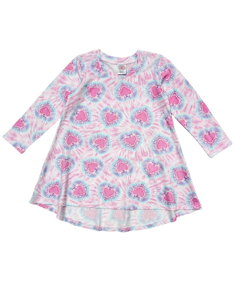 Tie-Dye Heart Dress