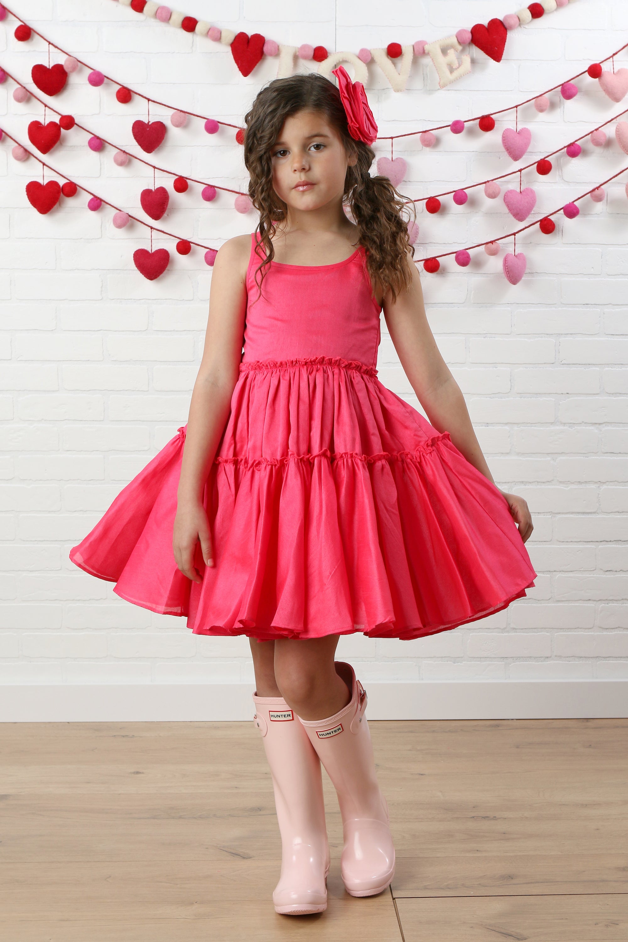 Hot Pink Twirl Dress ESME Hot Pink Twirl Dress ESME