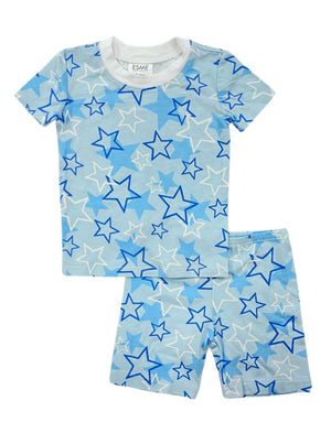 Starry Blue S/S Top & Shorts
