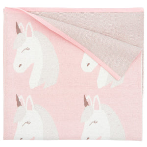 Pink Unicorn Blanket
